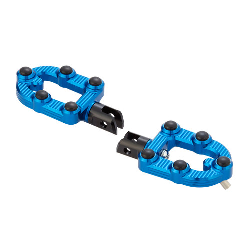 Arlen Ness #400-016 - Ness-MX Footpegs, Blue - 18-up Softail Passenger