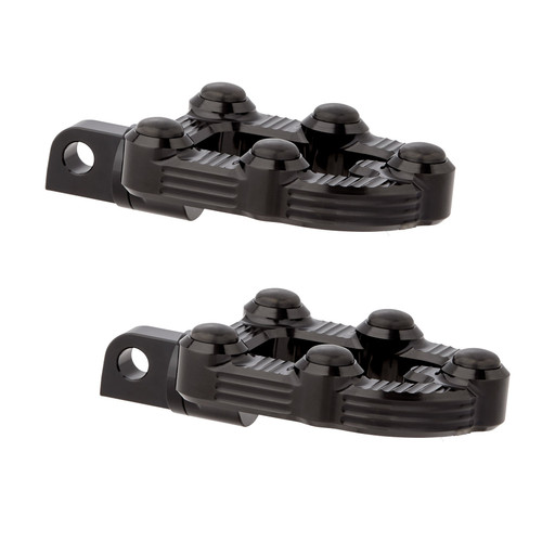 Arlen Ness #400-000 - Ness-MX Footpegs, Black - Standard Male Mount