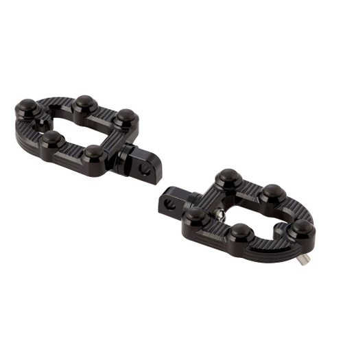 Arlen Ness #400-007 - Ness-MX Footpegs, Black - 18-up Softail Driver
