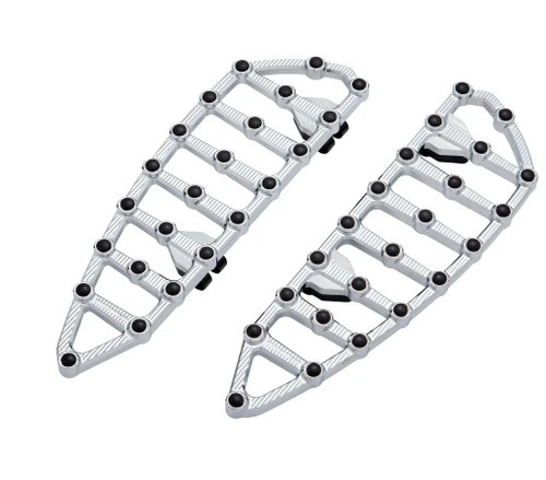 Arlen Ness #410-008 - Ness-MX Floorboards, Chrome - 18-up FL Softail