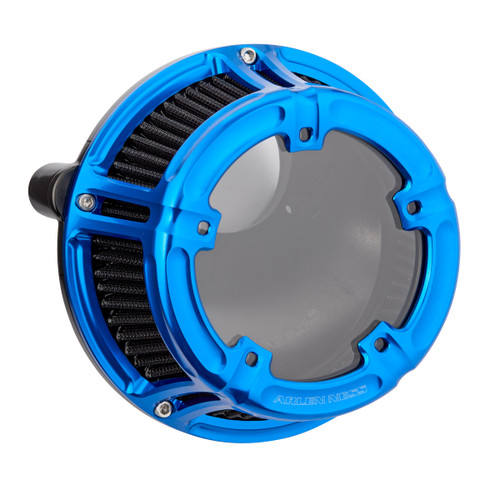 Arlen Ness #600-123 - Method® Air Cleaner, Blue - 22-up RH975 Nightster
