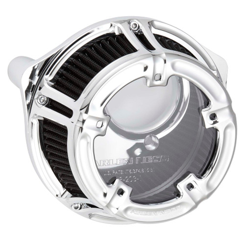 Arlen Ness #600-122 - Method® Air Cleaner, Chrome - 22-up RH975 Nightster