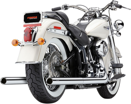 True Dual Exhaust - Billet Tip - 07-11 Softail