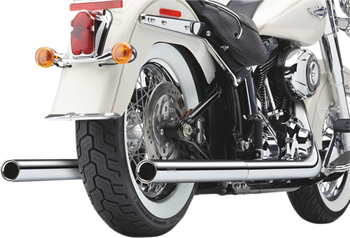 True Dual Exhaust - Billet Tip - 86-06 Softail