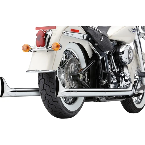 Cobra #6989 - True Dual Exhaust - Fishtail - '12-'17 Softail