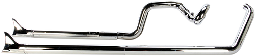 True Dual Exhaust - Fishtail - 07-11 Softail