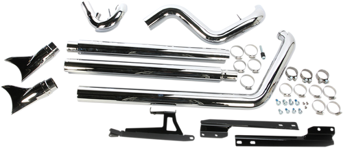 True Dual Exhaust - Fishtail - 07-11 Softail