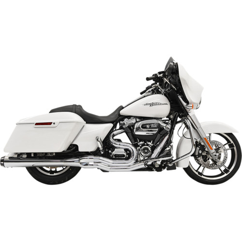 Bassani Xhaust #1F51R - B4 2:1 Exhaust - Chrome - Megaphone