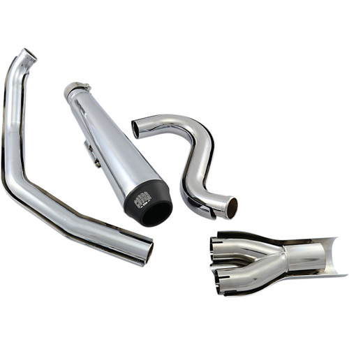 Cobra #6485 - El Diablo Exhaust - Chrome - '88-'06 Softail