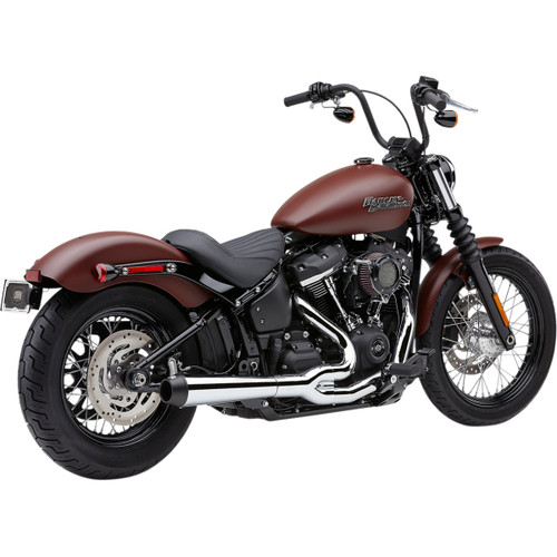Cobra #6479 - El Diablo Exhaust - Chrome - '18-'19 FLHC/FLSB