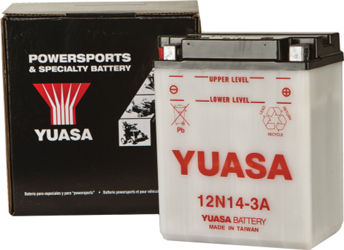 Yuasa #YUAM2241B - Battery 12n14-3a Conventional