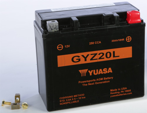Yuasa #YUAM720GZ - Battery Gyz20l FA Sealed Factory Activated
