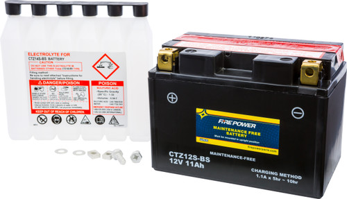 Fire Power #CTZ12S-BS - Battery Ctz12s-bs Maintenance Free