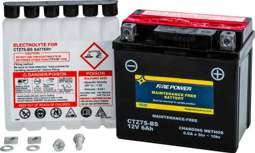 Fire Power #CTZ7S-BS - Battery Ctz7s-bs Maintenance Free