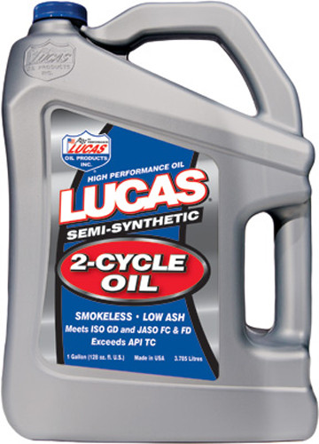Lucas #10115 - Semi-synthetic OIL 2T 1 G (4/Case Sold EA)