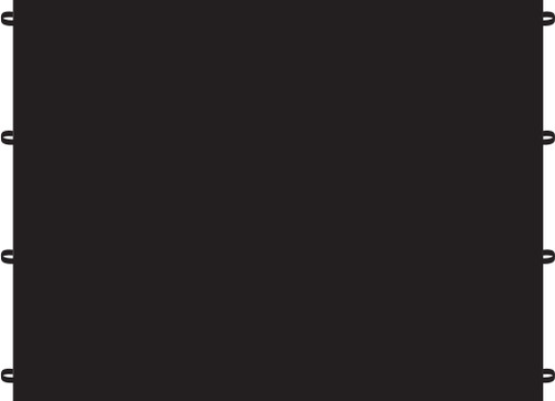 Shinko #31-51102 - Canopy Full Wall Black 10'x10'