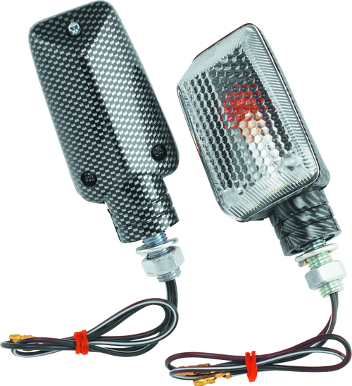 BikeMaster 268041 BikeMaster Universal Ministalk Marker Light Carbon/Clear