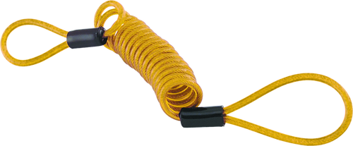BikeMaster 132202 Bully Lock Reminder Disc Cable 4 ft. - Yellow