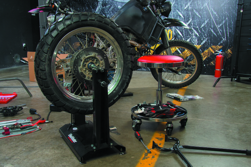 BikeMaster 152460 BikeMaster Ultimate Shop Stool w/ Tool Caddy