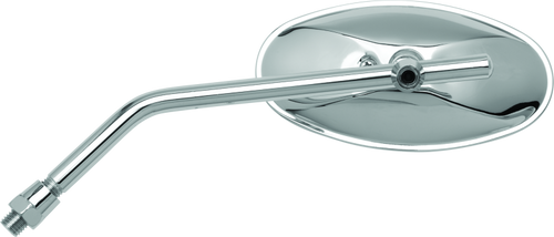 BikeMaster 600804 BikeMaster Adjustable Oval Mirror 10mm - Each -Chrome