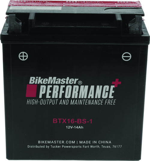 BikeMaster 781327 BikeMaster Battery - BTX16-BS-1