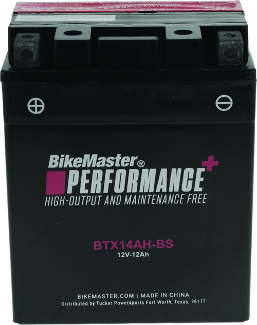 BikeMaster 781308 BikeMaster Battery - BTX14AH-BS