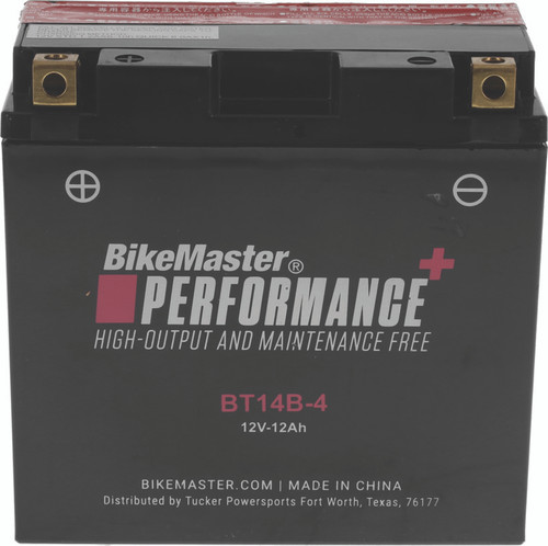 BikeMaster 781385 BikeMaster Battery - BT14B-4
