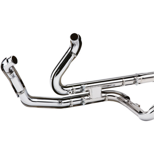 Cobra #6253 - Powerport Headpipes - Chrome - '10-'16 Bagger