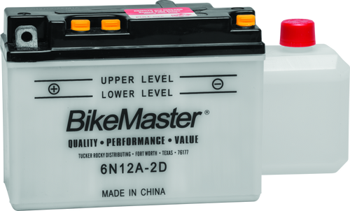 BikeMaster 781096 BikeMaster Battery - 6N12A-2D