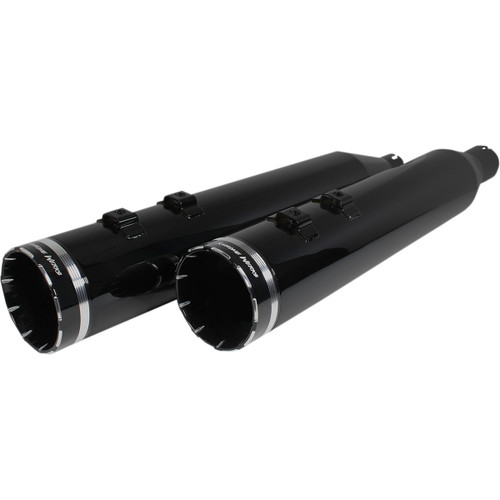 Khrome Werks #202640 - 4-1/2" HP-Plus® Slip-On Mufflers - Obsidian Tracer