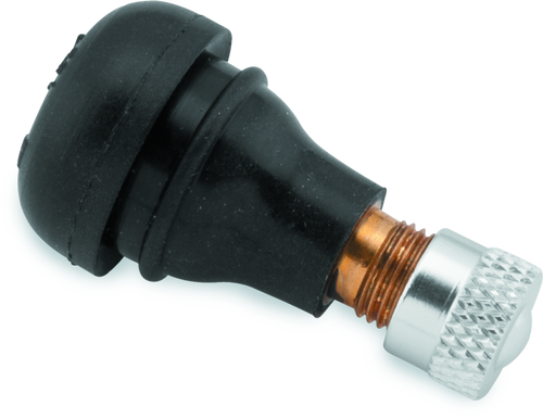 BikeMaster 152185 BikeMaster Valve Stem 15mm Rubber Pair