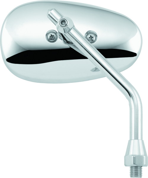 BikeMaster 601142 BikeMaster Universal Cruiser Mirror 10mm - Each -Chrome