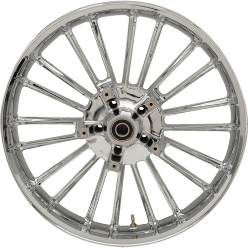 Coastal Moto #3D-ATL213CH07 - Wheel - Atlantic - Front - Dual Disc/without ABS - Chrome - 21x3.5 - '00-'07 FL