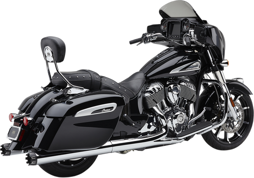 Dual Cut Muffler - Indian - Black