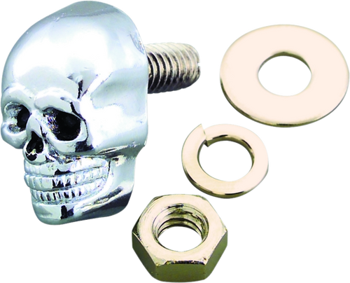 Bikers Choice 491374 Bikers Choice Chrome Skull Kromets 5/8 Long 1/4-20 Stud Ea