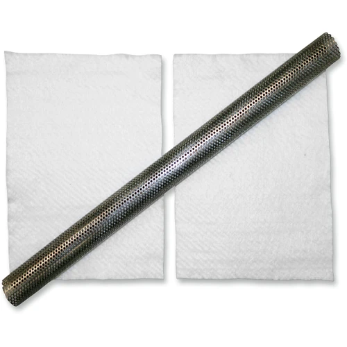 LA Choppers #LA-1215-24P - 24" Universal Exhaust Baffle with Packing - 1-1/2"