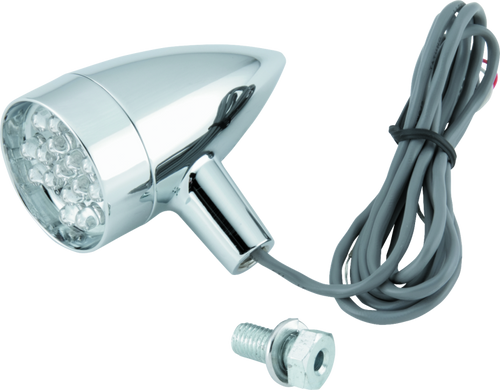 Bikers Choice 482418 Bikers Choice Chrome Mini Turn Signal Amber Universal Custom