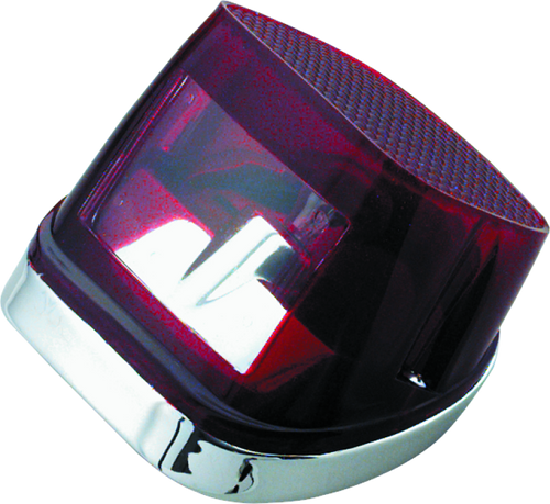 Bikers Choice 490651 Bikers Choice 73-98 Big Twin And Sportster Replacement Taillight Red Replaces H-D 68008-73B