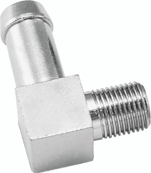 Bikers Choice 492699 Bikers Choice 1/8 NPT X 3/8 Hose 90 Degree Oil Line Fitting Universal Custom