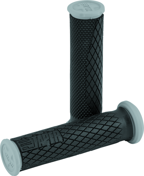 ProTaper 024832 ProTaper Full Diamond Dual Density ATV Grips - Black/Gray