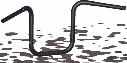 Burly Brand B12-1700TFB Burly Brand Ape Hanger 12in - Black