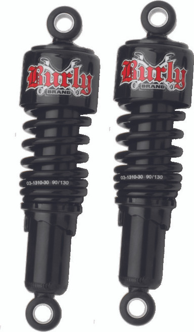 Burly Brand B28-1208B Burly Brand Slammer Shocks 10.5in - Black