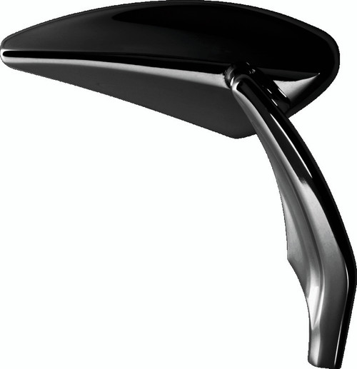 Performance Machine 0064-2006-B Performance Machine Mirror Assembly Right Torque - Black Ano