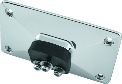 Bikers Choice 490044 Bikers Choice 55-Up Chrome Custom Pyramid License Plate Bracket 3 Bolt Style