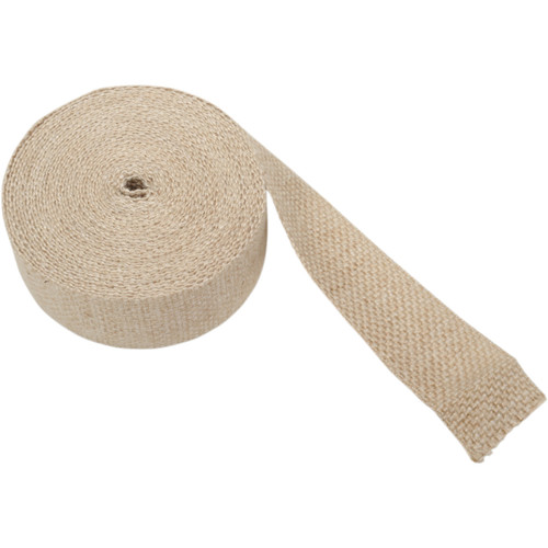 Helix #525-2000 - Fiberglass Exhaust Wrap - Tan - 2" x 25'