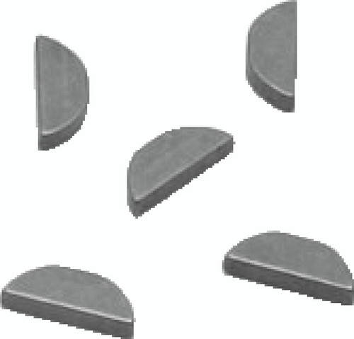 S&S Cycle 50-1008 S&S Cycle .094in x .500in x .491in Woodruff Key - 5 Pack