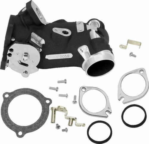 S&S Cycle 170-0344 S&S Cycle 02-05 BT Size 398 Cable Operated Throttle Body Kit - Wrinkle Black