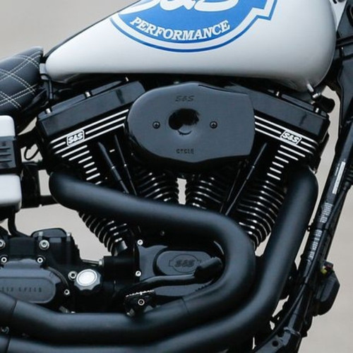 S&S Cycle 170-0599 S&S Cycle 01-15 Fuel-Injected Softail Models Stealth Air Cleaner Kit w/ Black Tribute Cover
