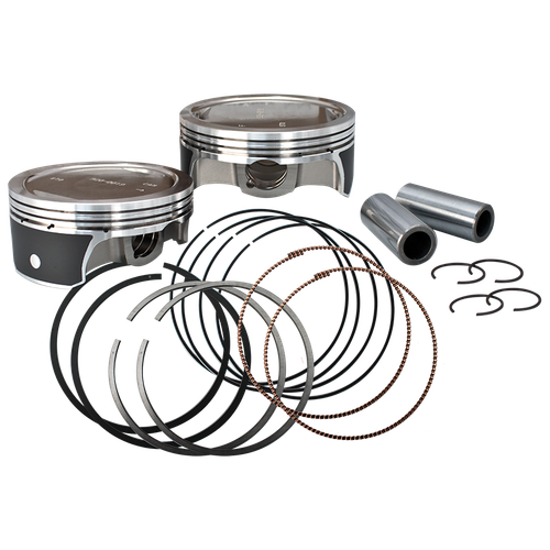 S&S Cycle 920-0047 S&S Cycle 2007+ BT 4-1/8in DD Piston Set - .010in