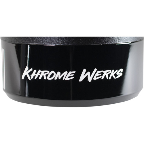 Khrome Werks #200659P - 4-1/2" Klassic Tip - Right - Black Powdercoat